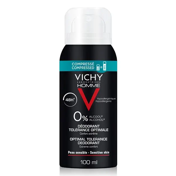 Desodorante Spray Vichy Men's Optimal Tolerance 48h 100ml