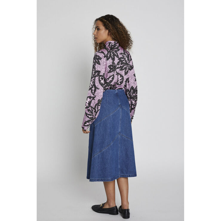 Bruuns Bazaar CanaBBEleen skirt Dark blue denim