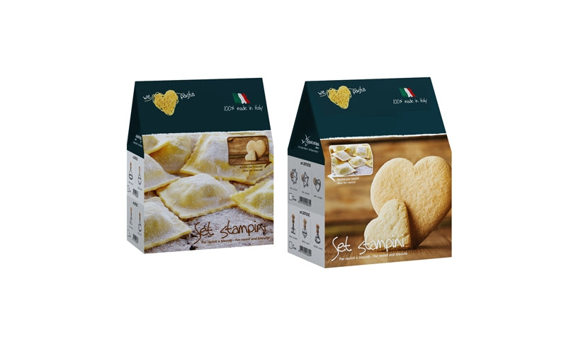 Ravioli Uitstekerset 3-delig, Vierkant | Driehoek | Rond - Eppicotispa