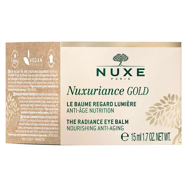 Bálsamo para Olhos Iluminador Nuxuriance Gold da Nuxe, 15ml