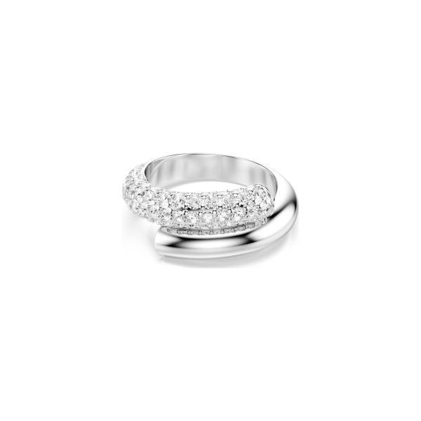 Swarovski Anel Dextera Branco Lacado a Ródio 58