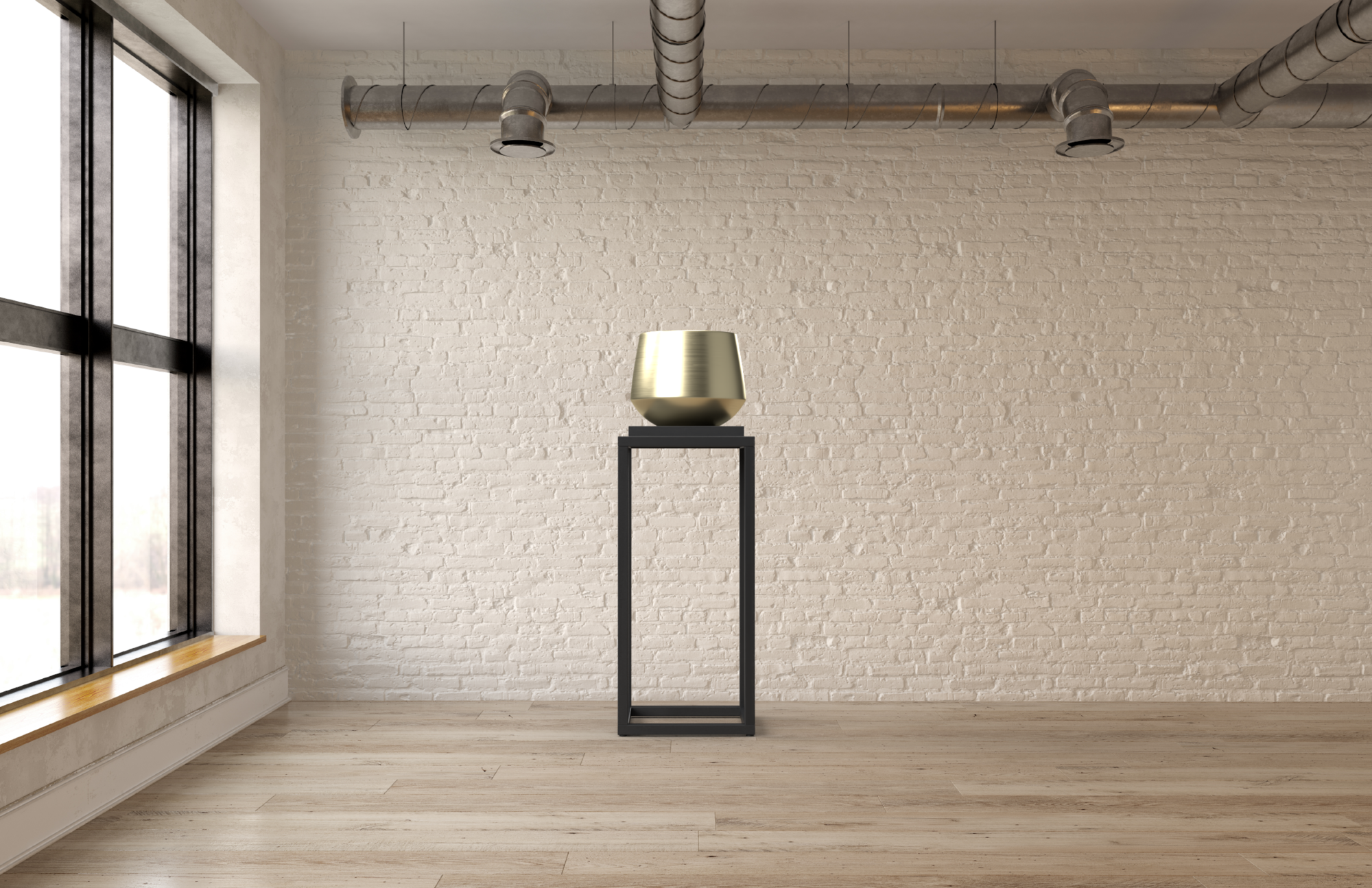 Plantenzuil light 25x25x75 cm