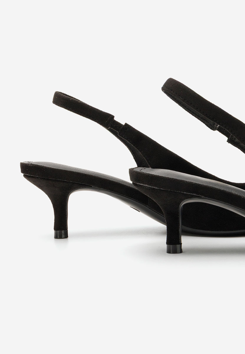 Chaussures à talon fin noirs Tressie