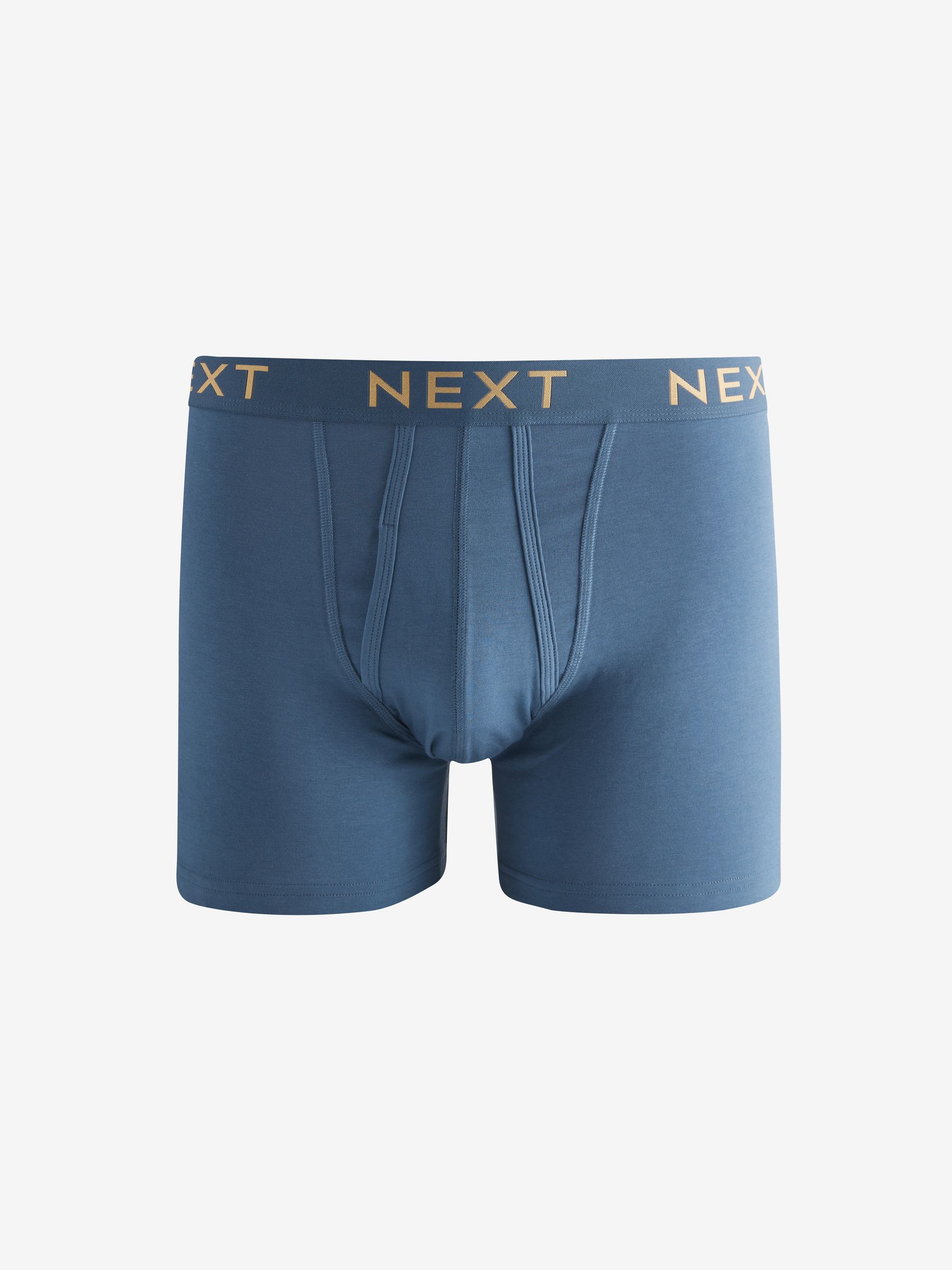 Dieppaars/blauw gouden metallic tailleband - Hipsterboxershort