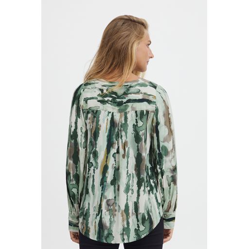 Fransa Langærmet Mønstret Bluse, Loden Frost Mix, S