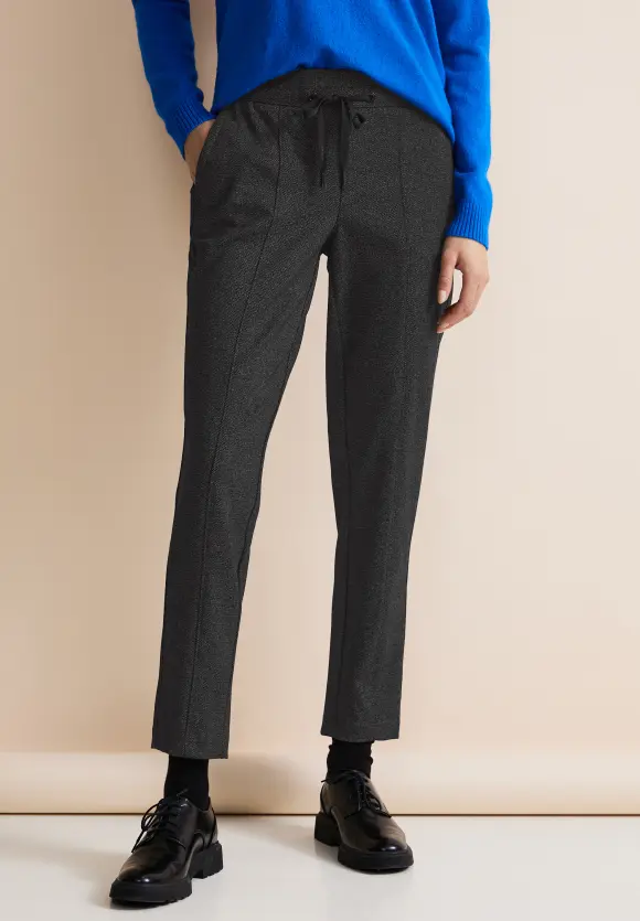 Loose Fit Joggpants - salt and pepper grey