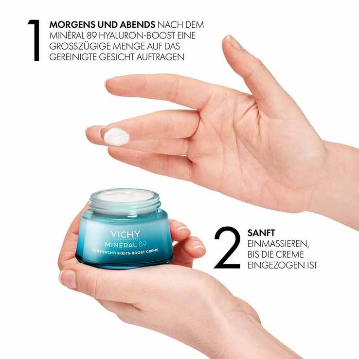 Vichy Mineral 89 72h Creme leicht mit Duft, 50 ml