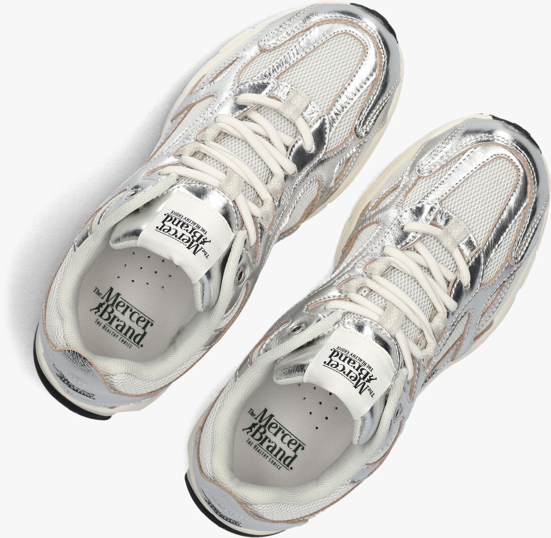 zilveren mercer amsterdam lage sneakers the re-run pineapple 2.0