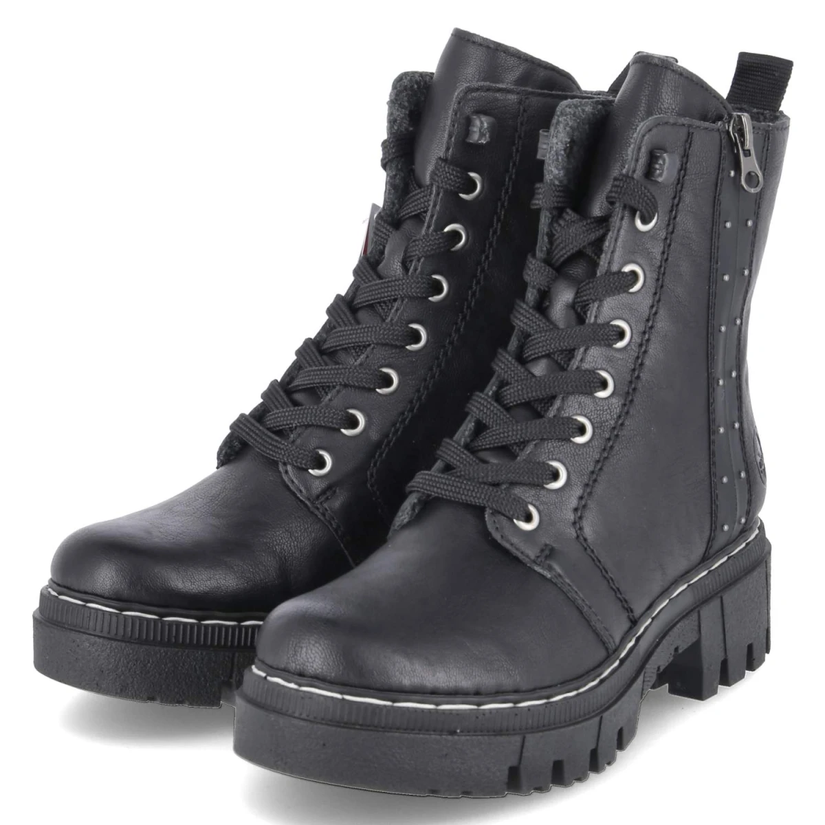 RiekerSchnürboots - schwarz