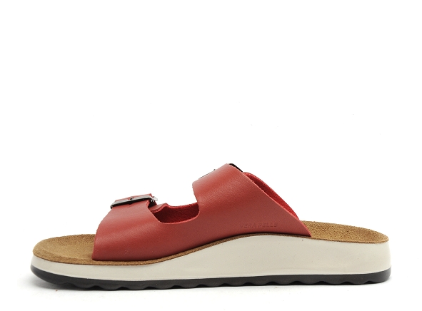 Flyflot mules et sabots plats femme frein rouge