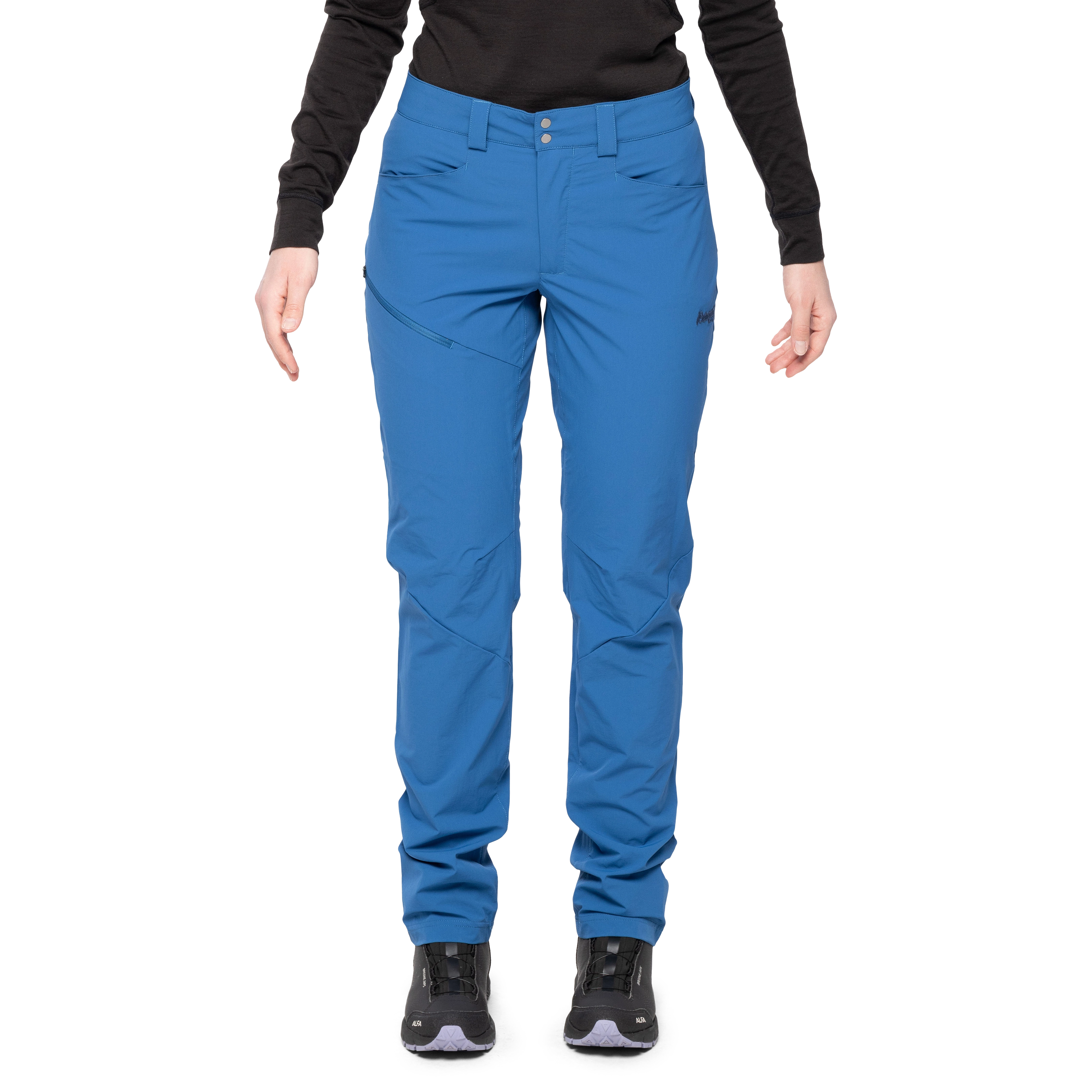 Vandre Light Softshell Pants Women North Sea Blue