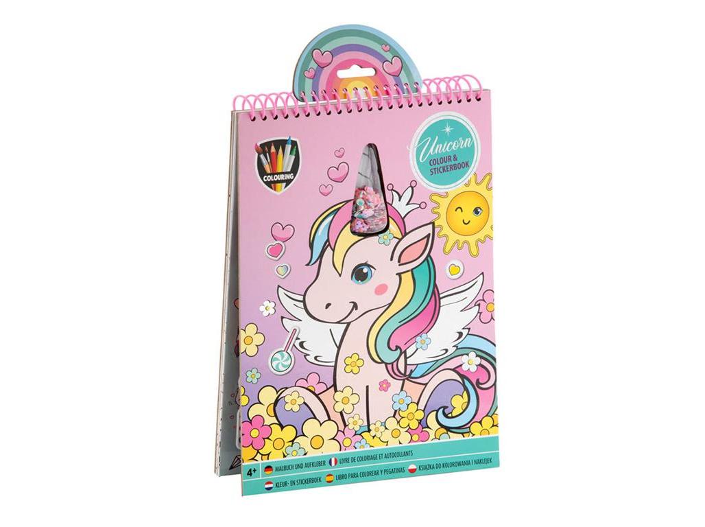 LIVRO COLORIR GRAFIX C/ STICKERS 3D