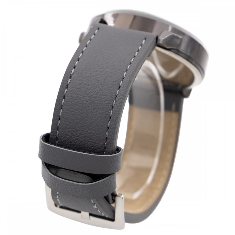 Montre Homme M. JOHN bracelet Cuir Gris