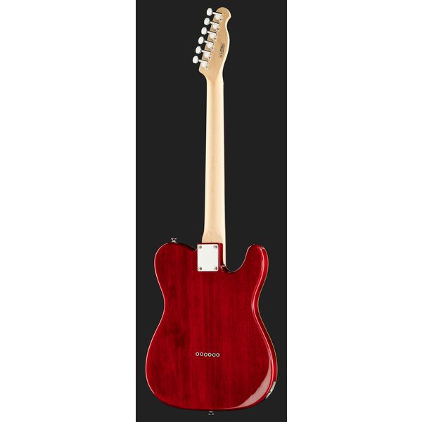 Harley Benton TE-90QM LH Trans Red