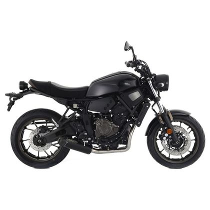 Silencieux Arrow REBEL NICHROM DARK embout carbone - Noir