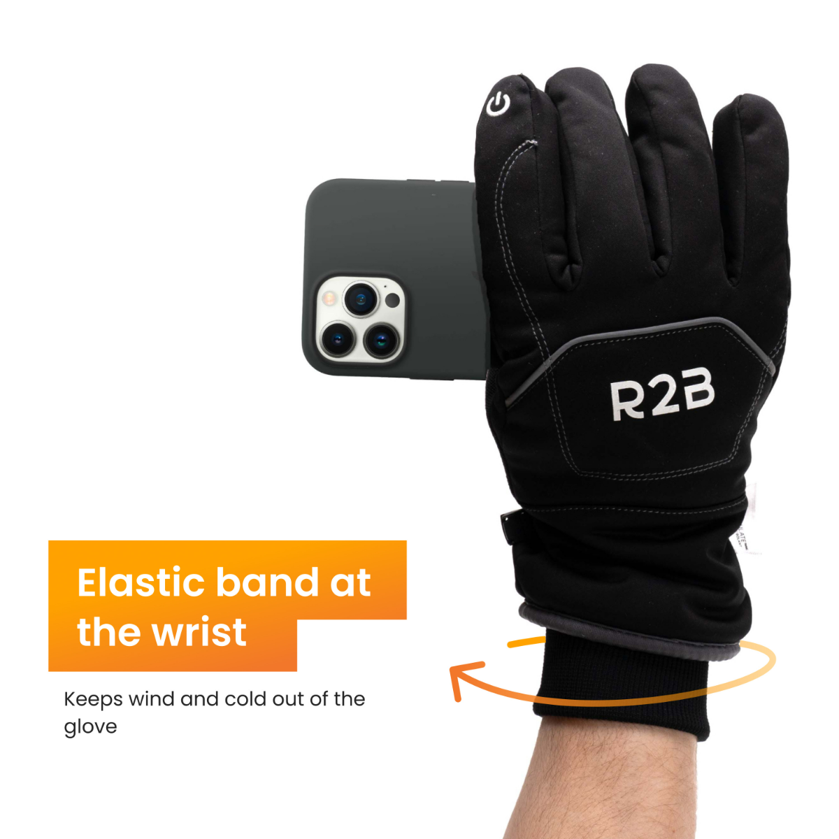 R2B Luxe waterdichte touchscreen handschoenen