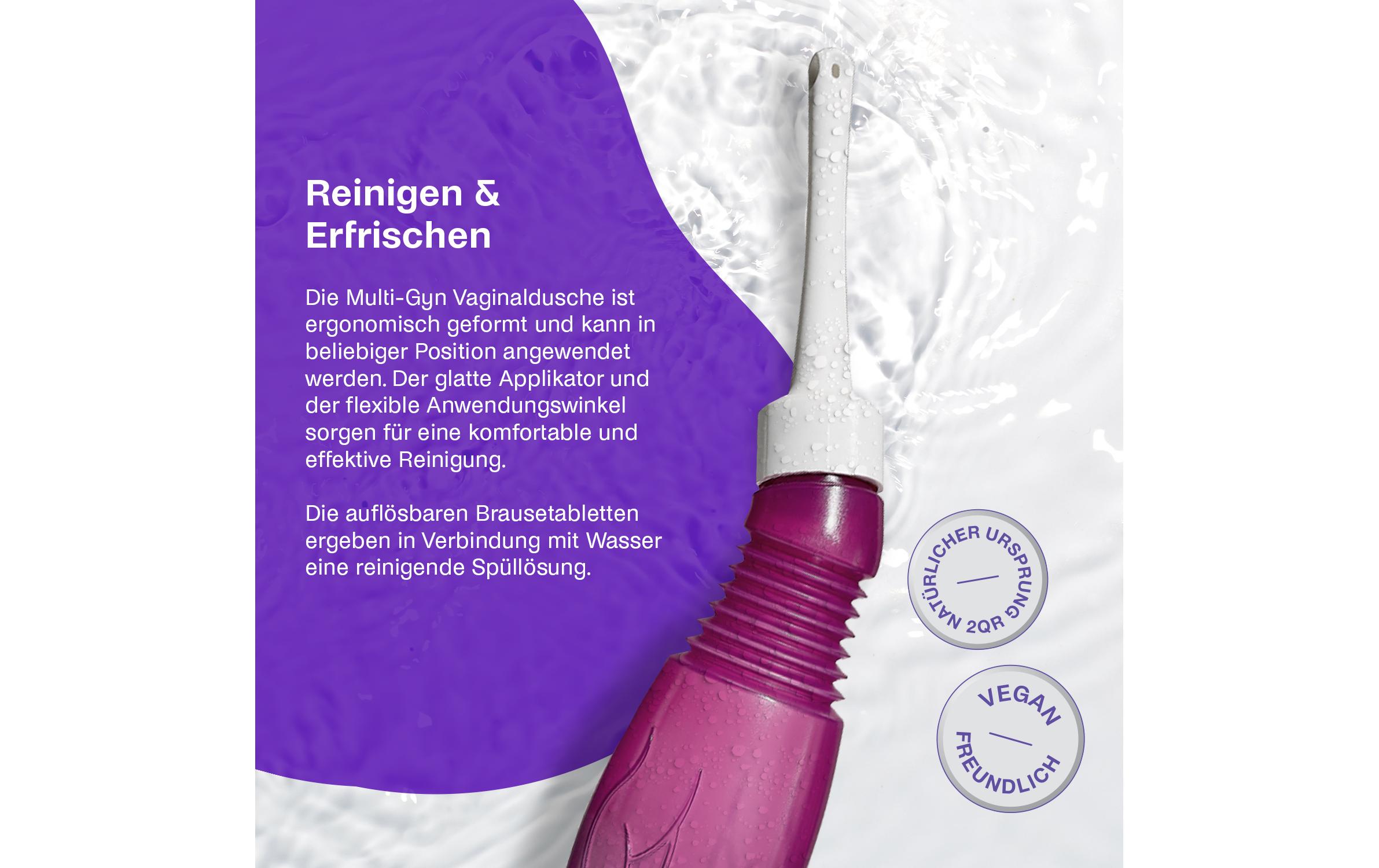 Vaginaldusche + Brausetablette 1 SetSet für die Intimhygiene