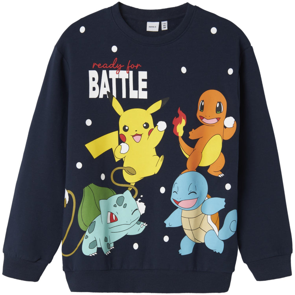 Køb Name It Navy Blazer Nkmstam Pokemon Sweat Bru Sky