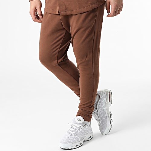 Ensemble Surchemise Et Pantalon Jogging LL610 Marron