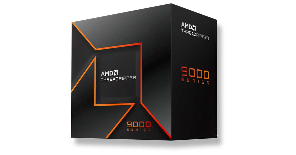 AMDRyzen Threadripper 9970X, 4,0 GHz (5,4 GHz Turbo Boost) socket sTR5 processor  (Unlocked, Boxed)