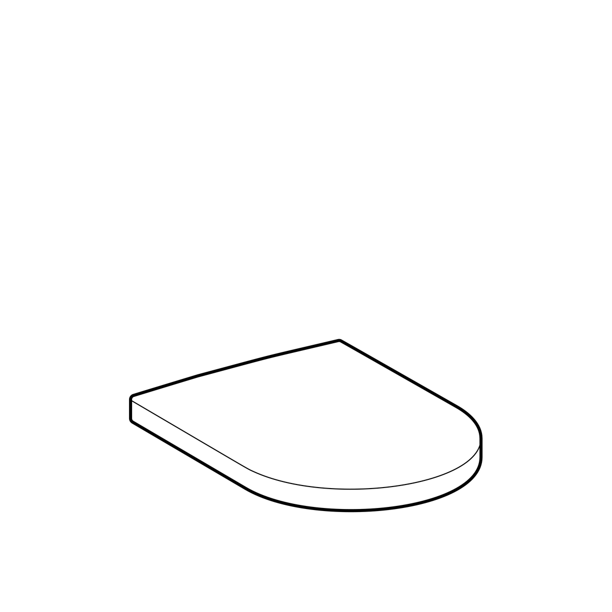 Geberit iCon Topfix softclose wc bril met deksel wit