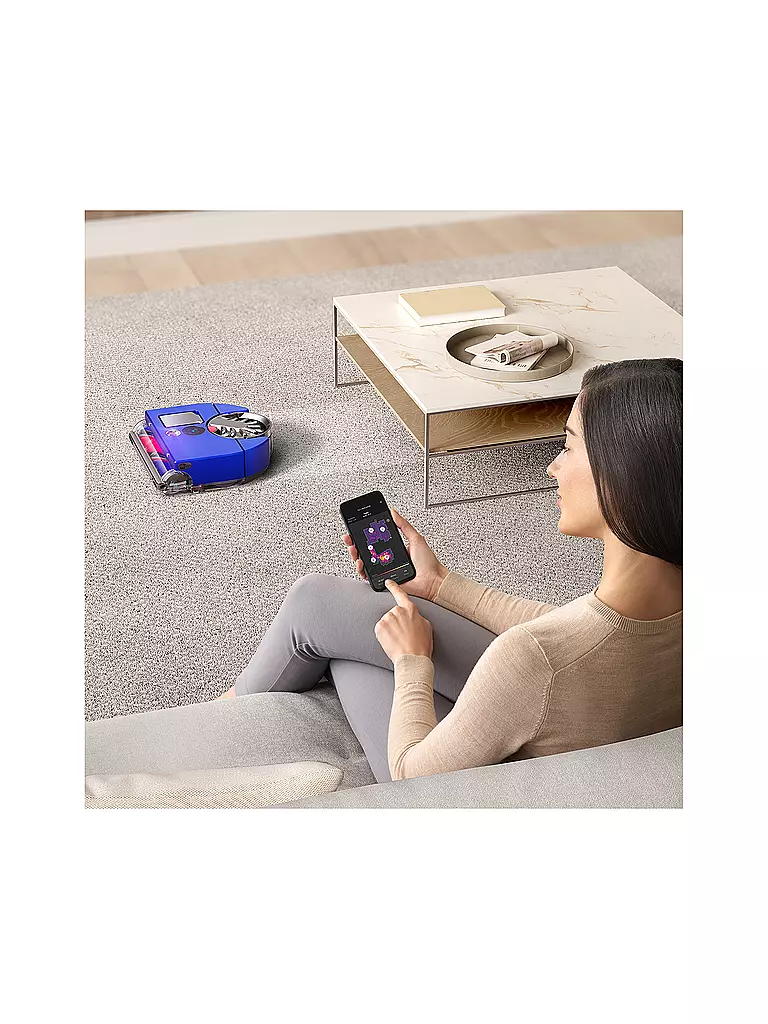 DYSON Saugroboter 360 VIS NAV Blau/Nickel blau