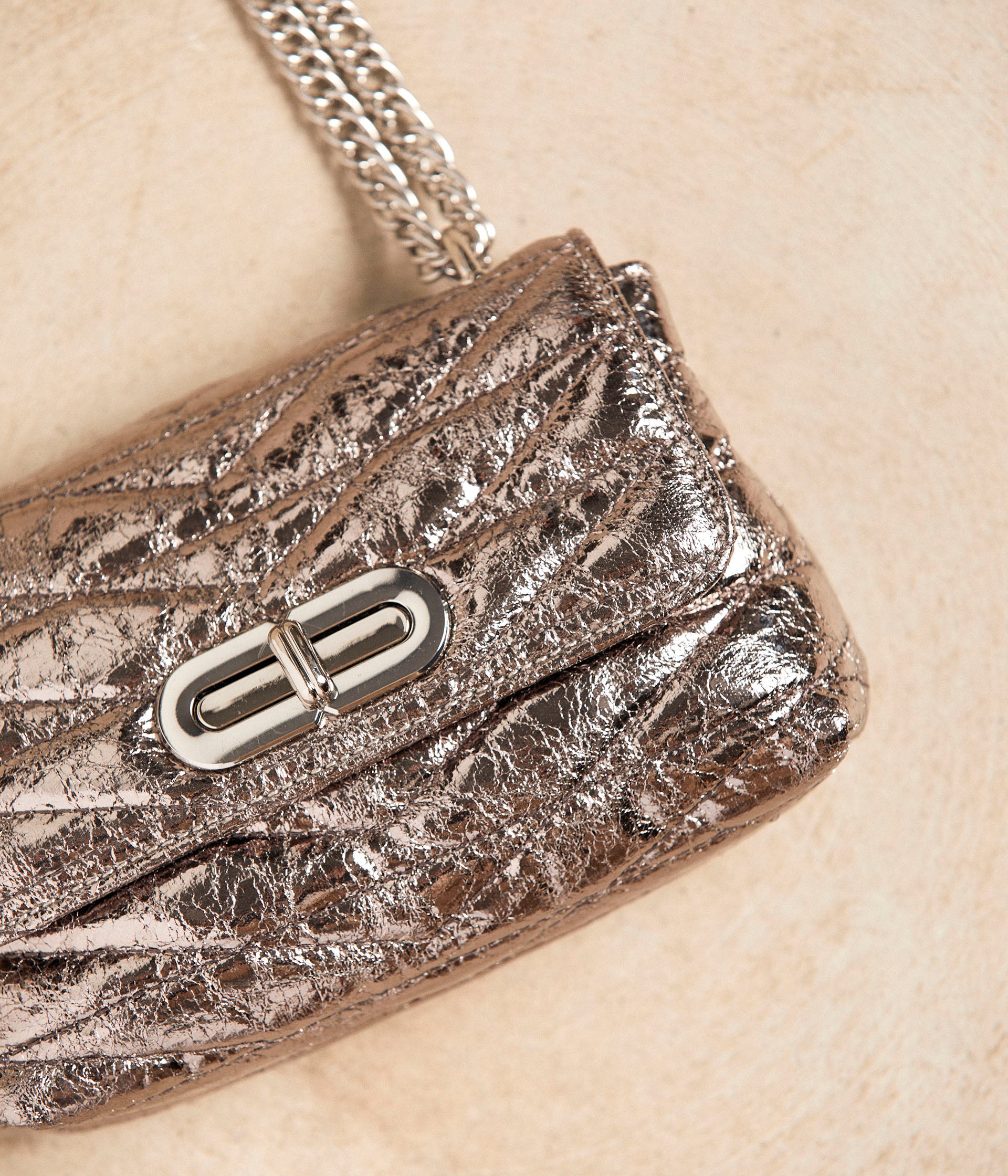 Sac argenté Astrid