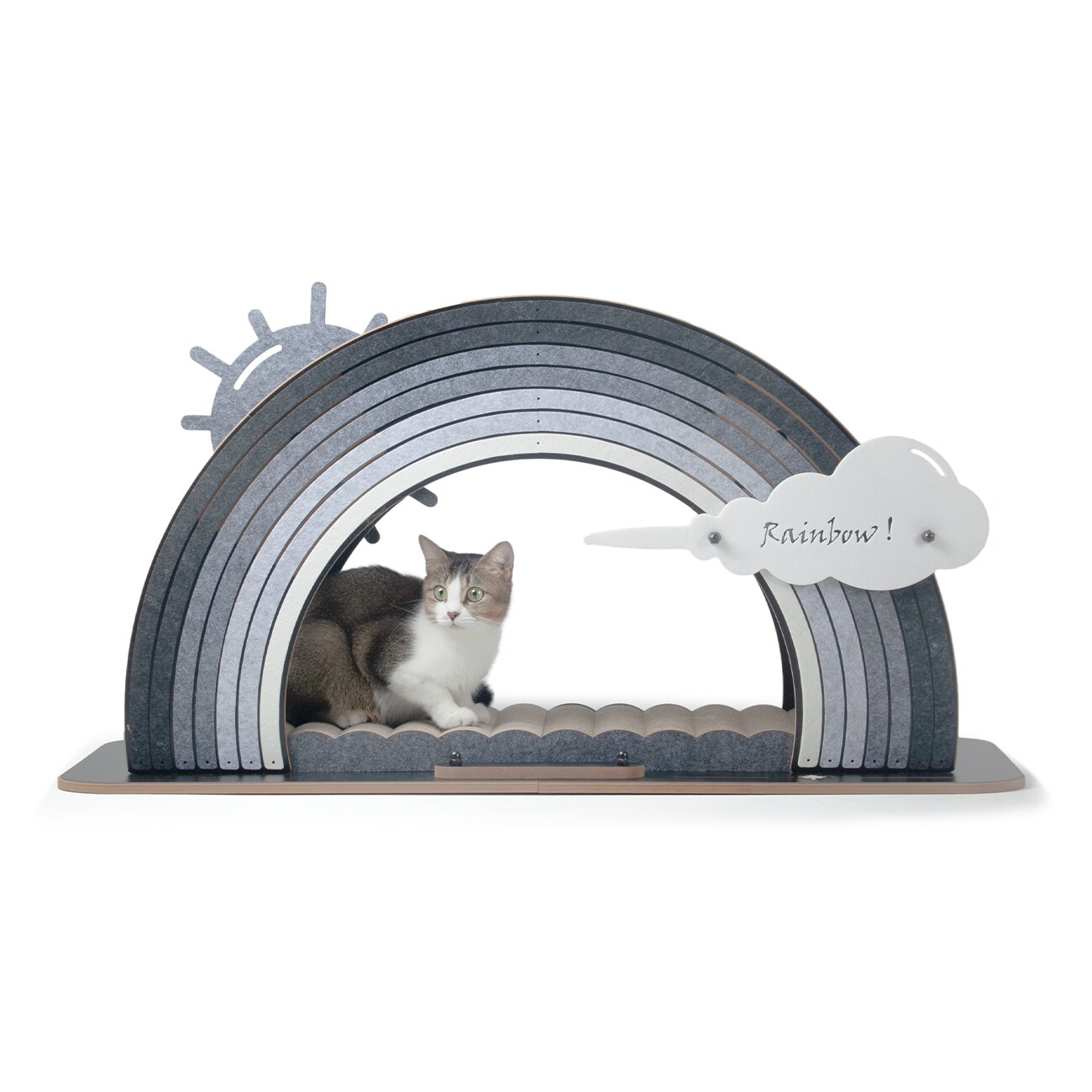 Canadian Cat Company Design-Kratzmöbel Rainbow grau