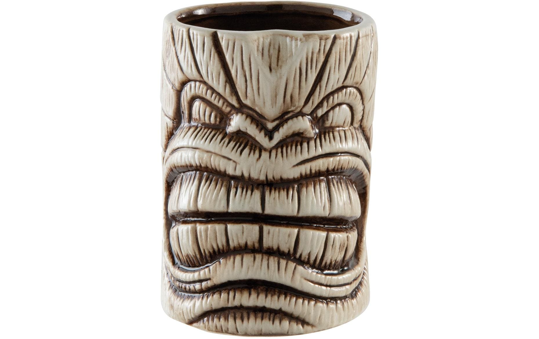 Cocktailbecher Tiki 560 ml, 1 Stück, BraunCocktail Becher