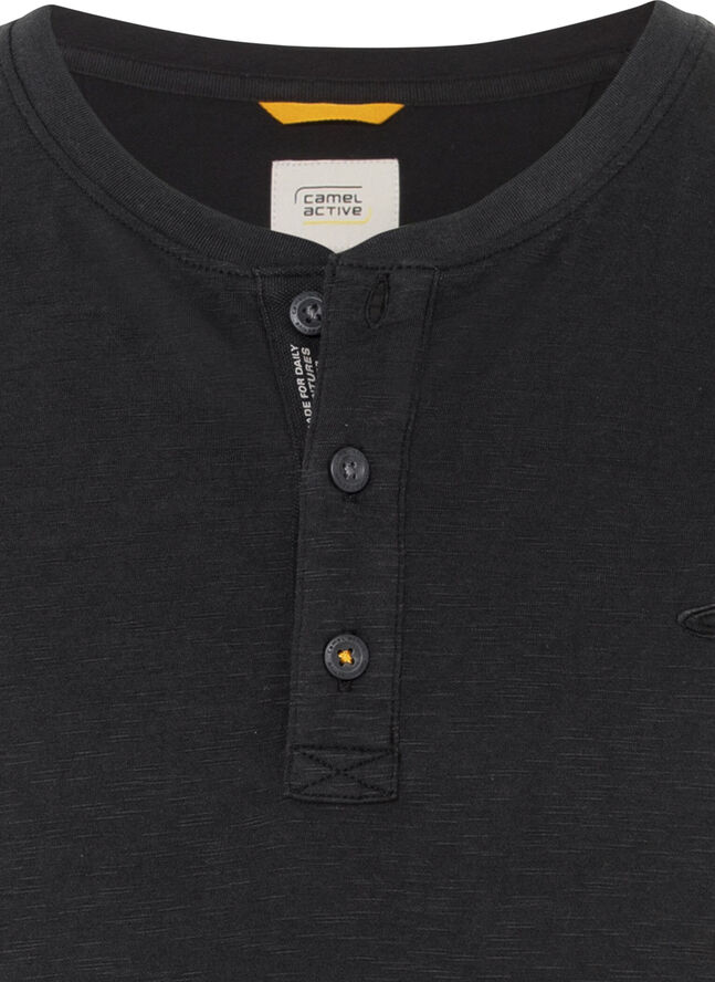 Camel Active NOS Henley 1/2 Asphalt