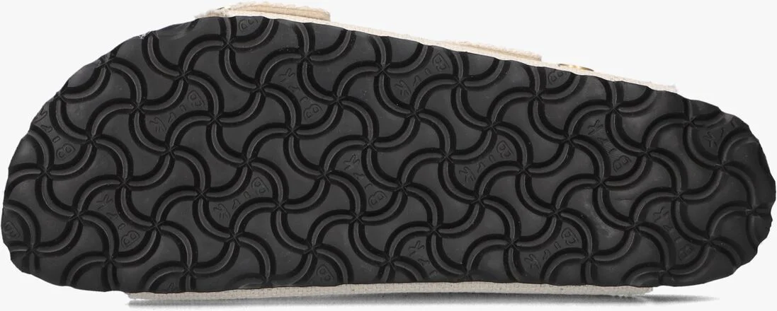 BIRKENSTOCK beige birkenstock slippers arizona big buckle dames