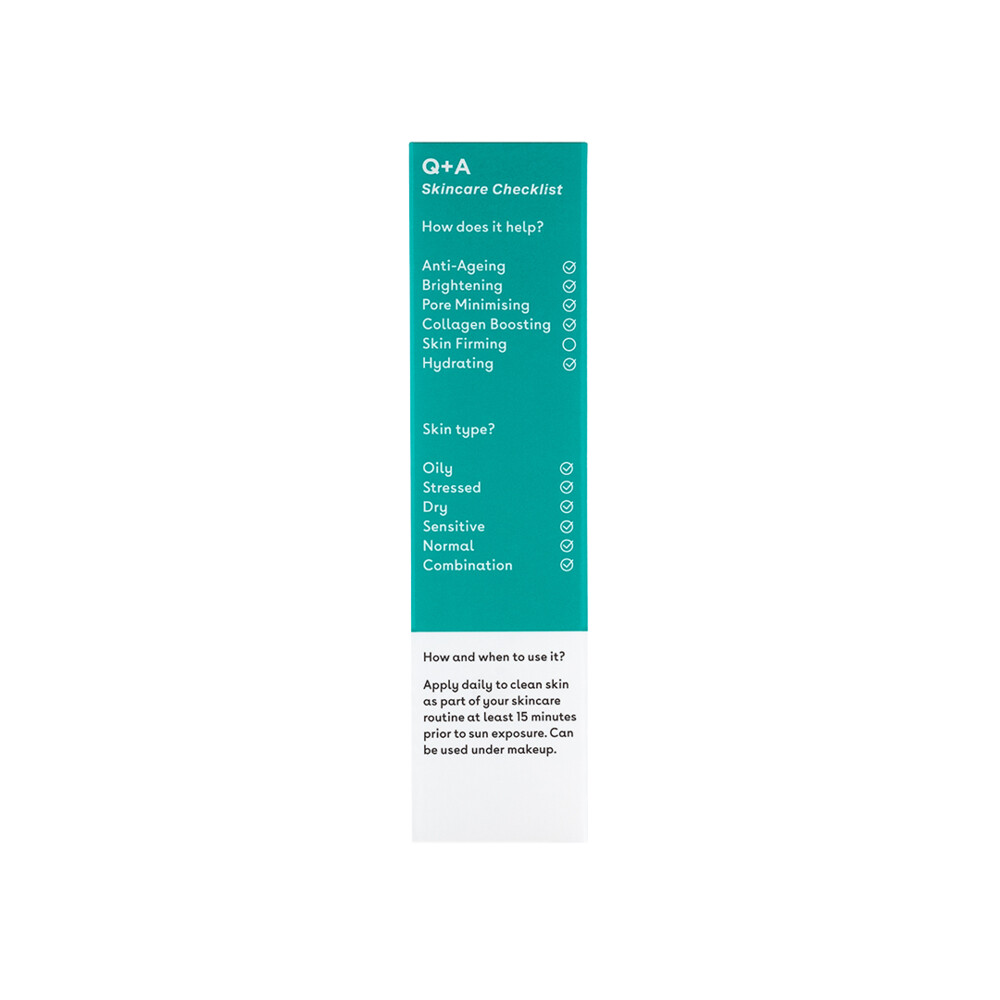 Q+A Face Sunscreen SPF 50 Balancing50 ml