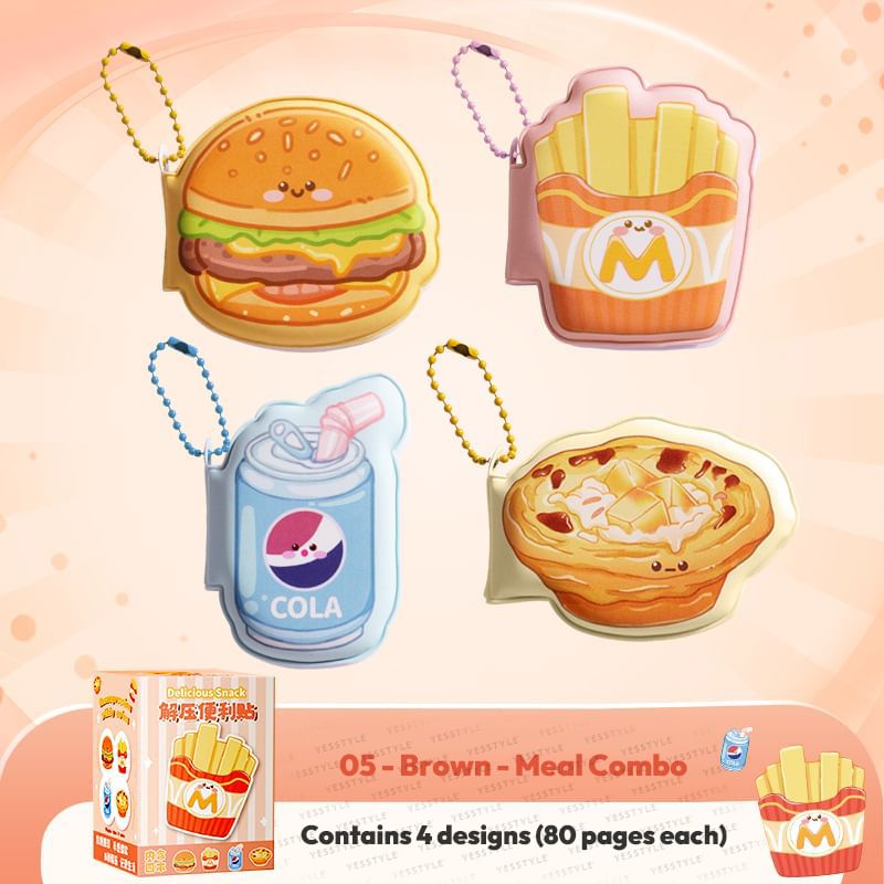 princesseria - Cartoon Mini Sticky Note Sleutelhanger (Verschillende ontwerpen)