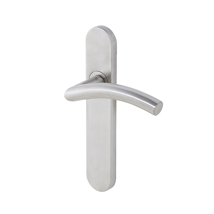 Ensemble poignées de porte sans trou 195 COLOURS Lagow chrome