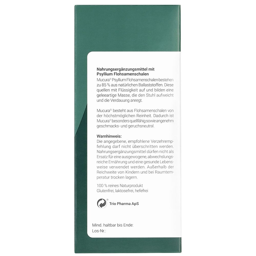 mucura® Flohsamenschalen Pulver