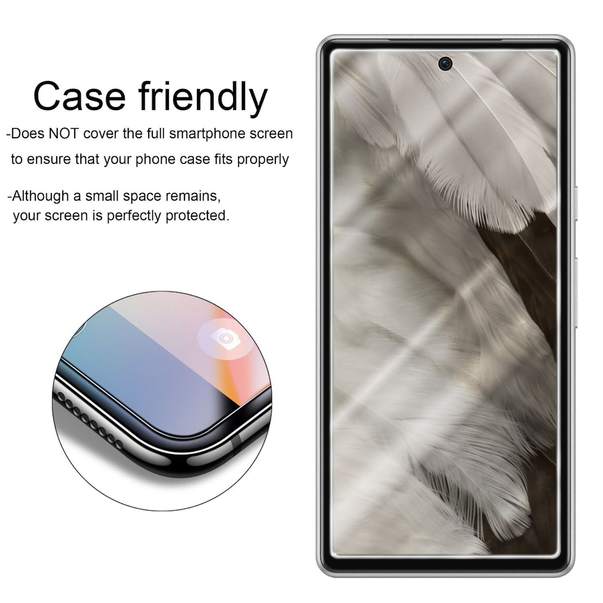 Google Pixel 7A 3x Skjermbeskytter Skärmskydd