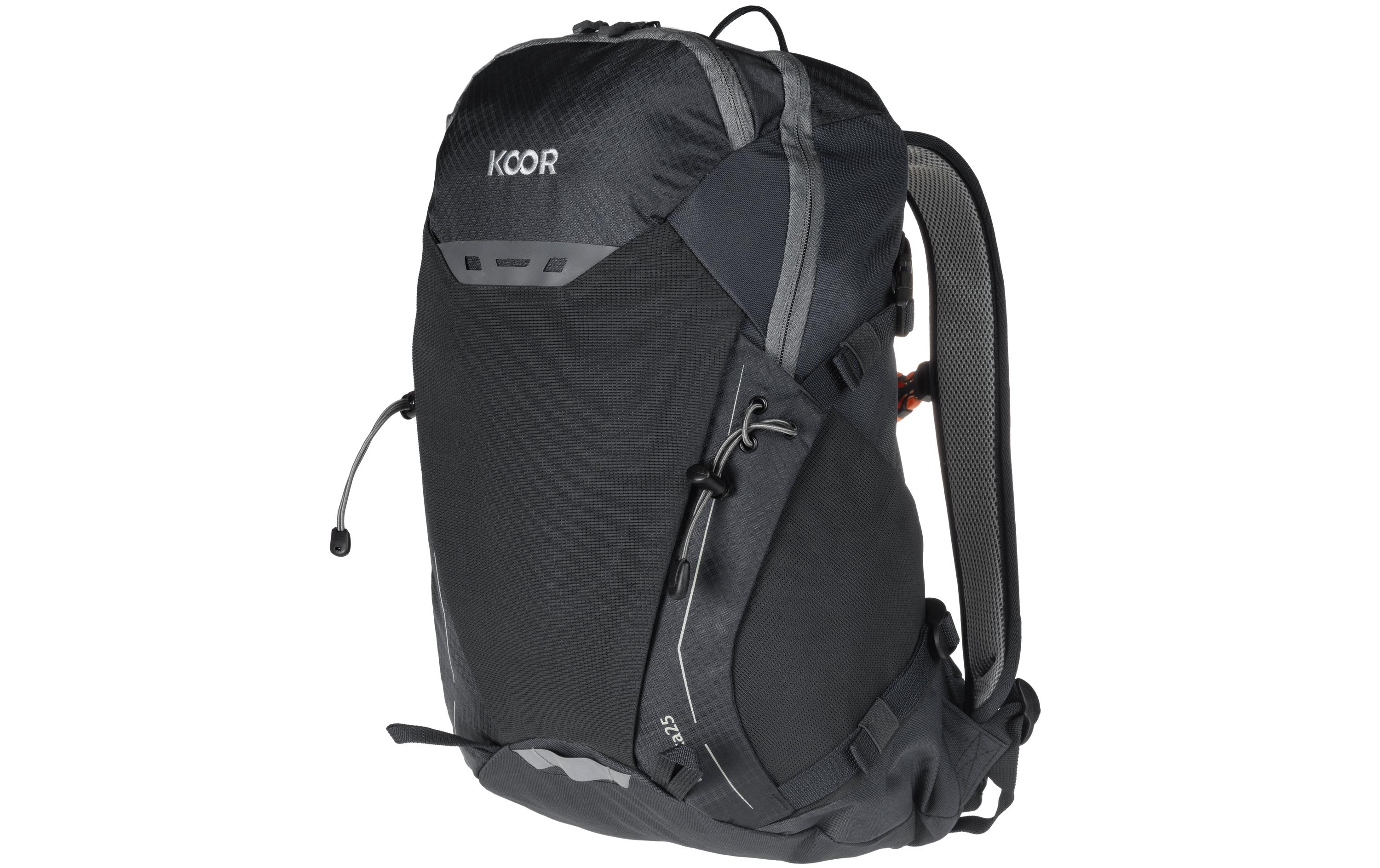 Wanderrucksack Fuurka 23 l, SchwarzFunktionaler und bequemer Bergrucksack für das ganze Jahr
