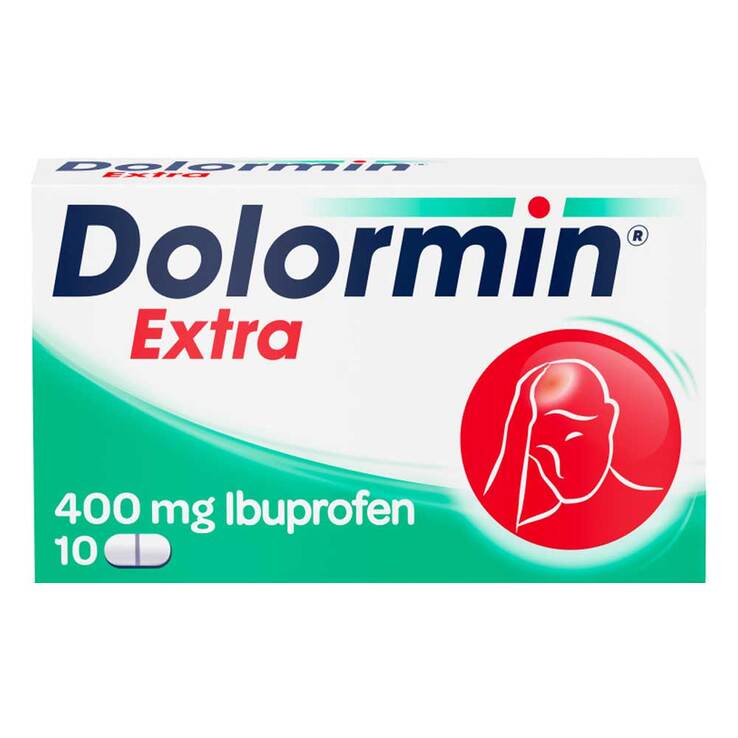 Dolormin® Extra mit 400 mg Ibuprofen bei Schmerzen, 10 St