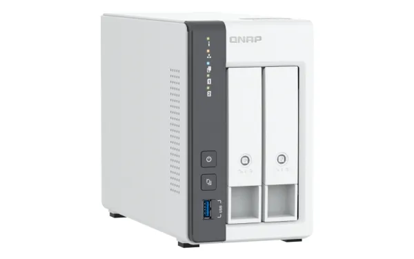 QNAP TS-216G - NAS-server - 2 bays - SATA 6Gb/s - RAID JBOD, 0, 1 - RAM 4 GB - 2.5 Gigabit Ethernet - iSCSI support