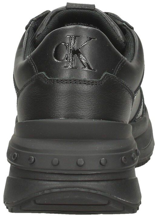 Calvin Klein Chunky Runn Laceup Low LTH-Nappa zwart