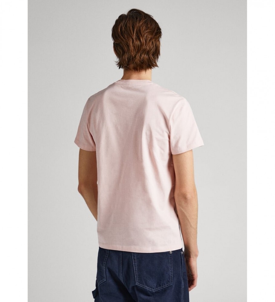 Camiseta rosa Pepe Jeans Waddon