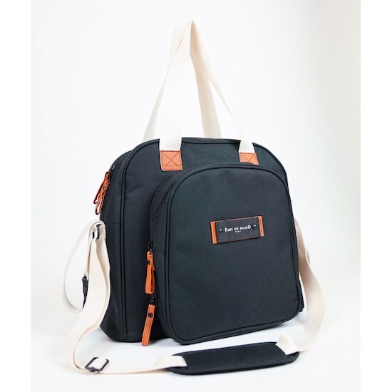 Sac à dos à langer Square Duo   Noir        de               Baby On Board
