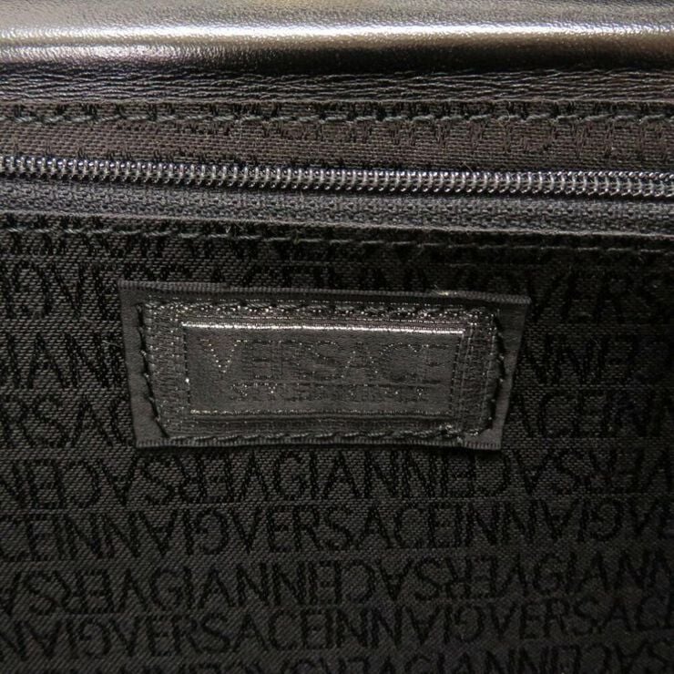 Versace Vintage Versace Handbag Black