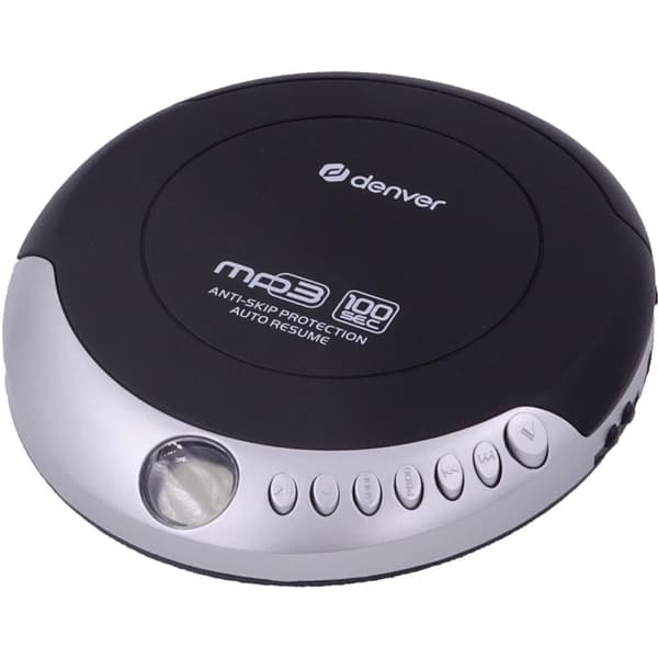 Denver Discman. Gjenoppta og anti-sjokkminne.