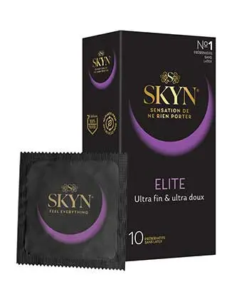 Préservatifs Elite - Ultra fin Skyn - boite de 10