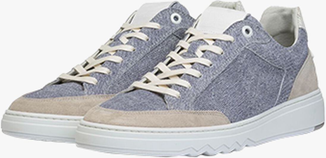 FLORIS VAN BOMMEL blauwe floris van bommel lage sneakers sfm-10183