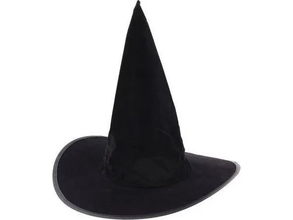 GoDan Halloween heksehat med flok - 1 stk. universal