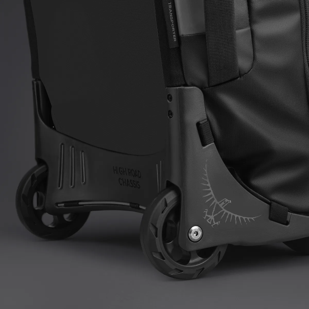 Osprey Transporter Wheeled Carry On Raven Black/black