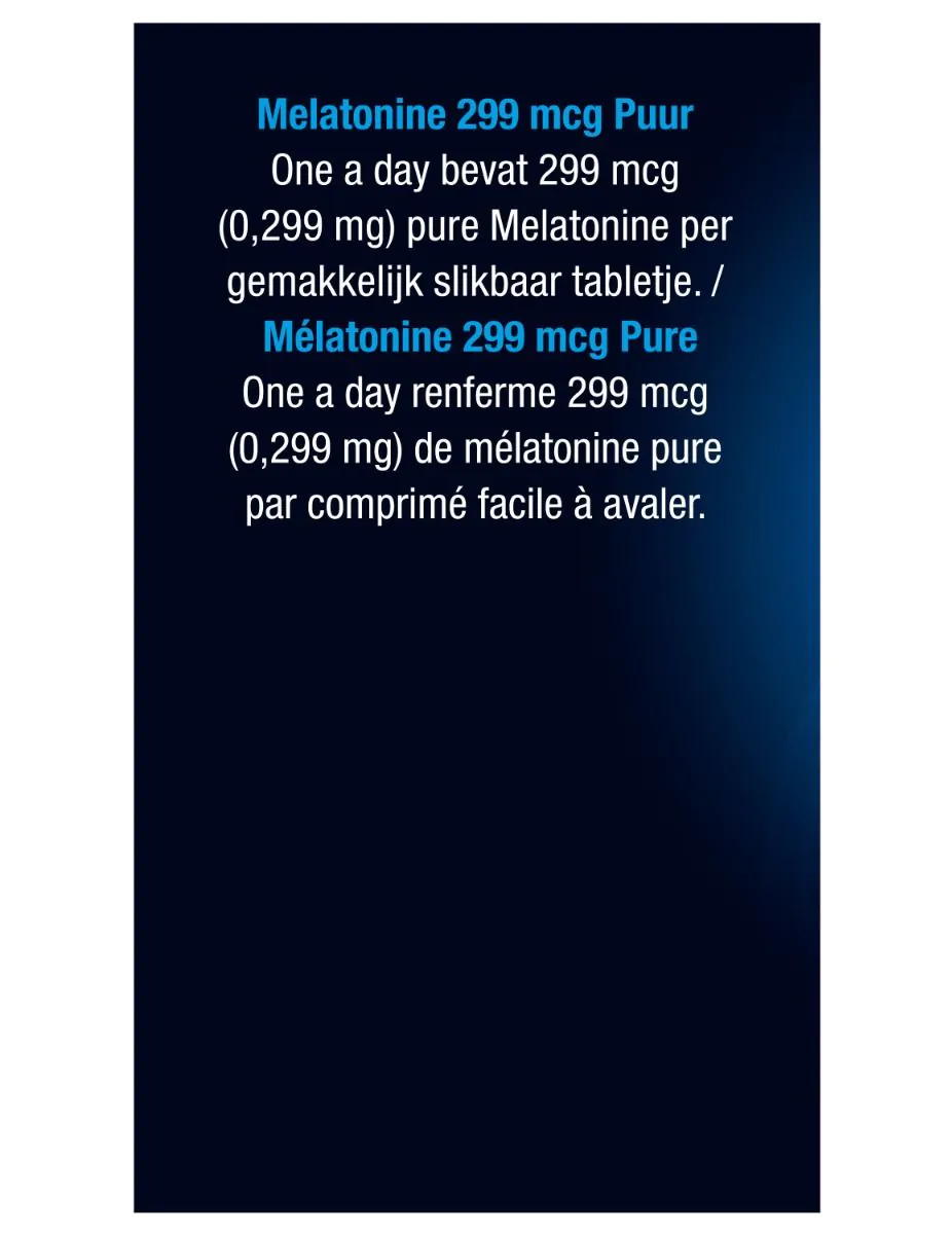 Melatonine tabletjes 299 mcg
