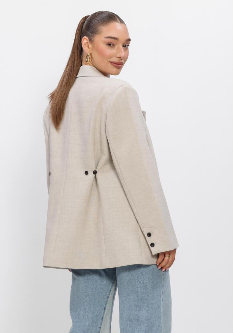 beige co'couture blazers mavacc power blazer